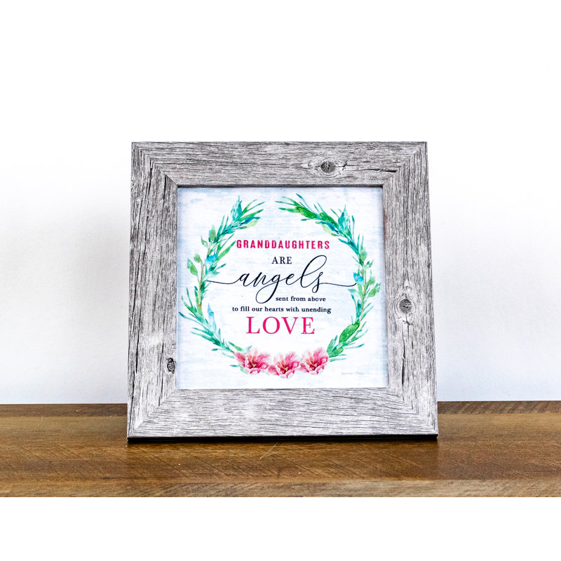 Granddaughters Are Angels - impression sur cadre photo