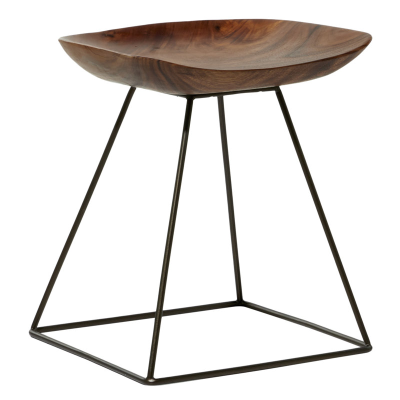 Monticello Solid Wood Accent Stool