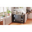 Buffet avec 2 tiroirs et 3 armoires de rangement, brun