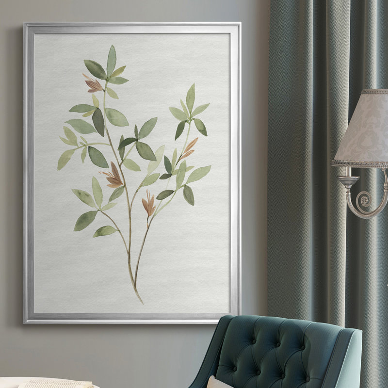Toile simple encadrée de qualité supérieure - prête à être accrochée, Cadre argenté, H 36,5 po x l 26,5 po x P 1 po