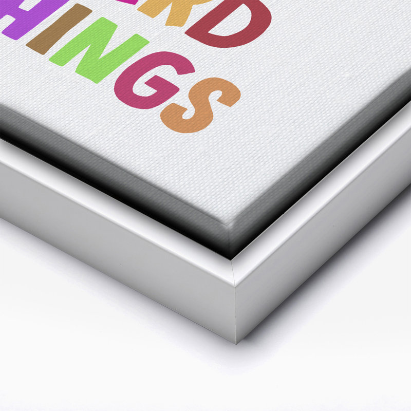 I Can Do Hard Things No1, Canvas, 18"H x 24"W, White Framed