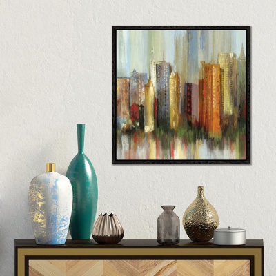 Metropolis II, Square by Tom Reeves - Gallery-Wrapped Canvas Giclée on Canvas