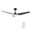 Ventilateur de plafond standard à 52 pales 52 po avec télécommande et ensemble d'éclairage inclus Alasdhair