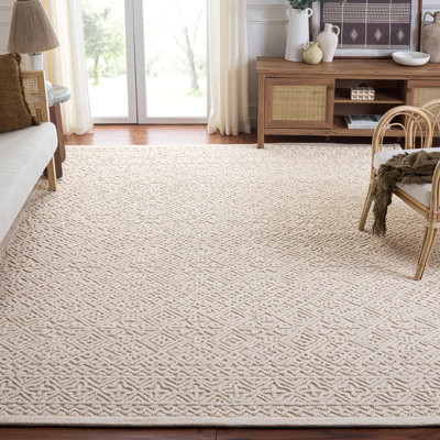 Textural 109 touffeté à la main 80% laine; Tapis à motifs géométriques 20% coton