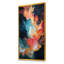 Rose et bleu tourbillonnant, peinture fluide IV - art mural abstrait-1950544553-2039643098