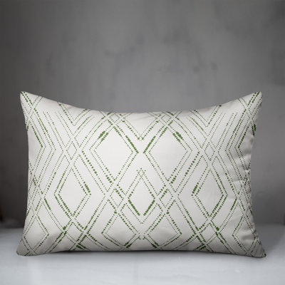  Geometric Rectangular Lumbar Pillow
