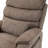 Lajuane Lay Flat Recliner in 74.8" Length, Dual Motor Power Lift Chair with Lumbar Pillow, Wireless Phone Charger & Cup Holder