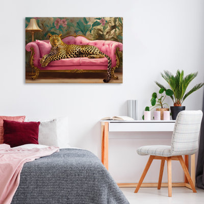 Toile léopard exotique, design par Tina LeCour