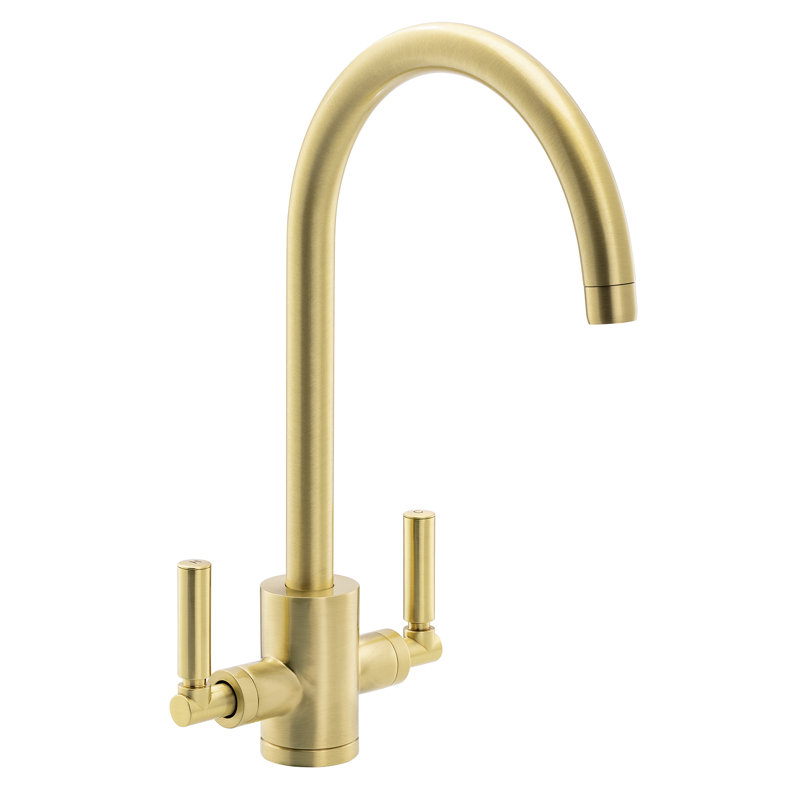 Abode Designs Brolle Kitchen Faucet, Brushed Brass