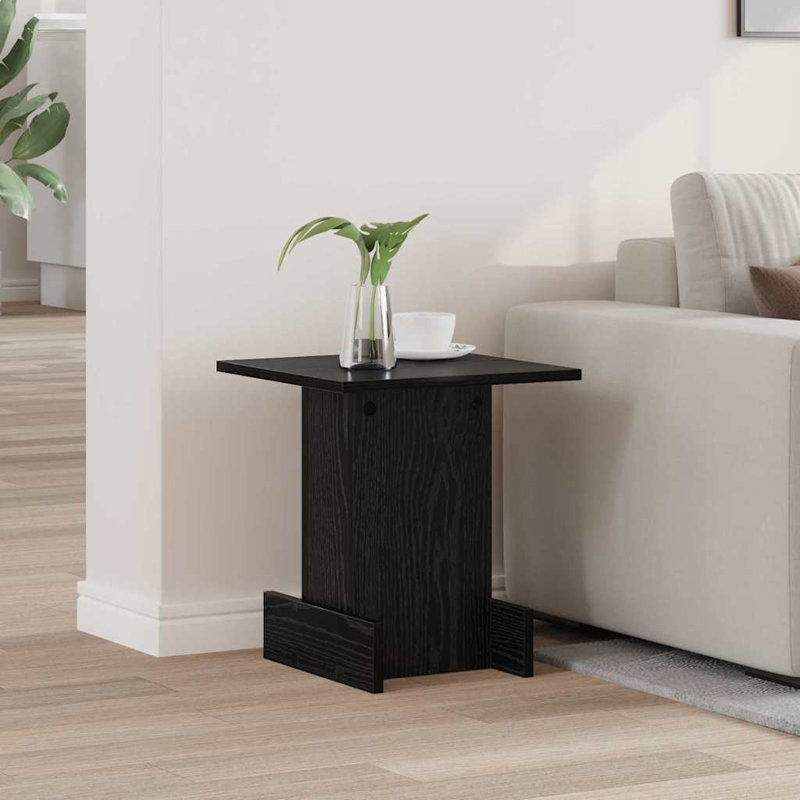 End Table, Black Oak