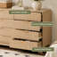 Lit plateforme en bois massif avec commode cannelée de 6/8/9 tiroirs en bois-1861521035-1862181240-1862181241