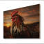 «Brelin Rooster Potrait At Dawns Landscape», impression sur bois-1979332315