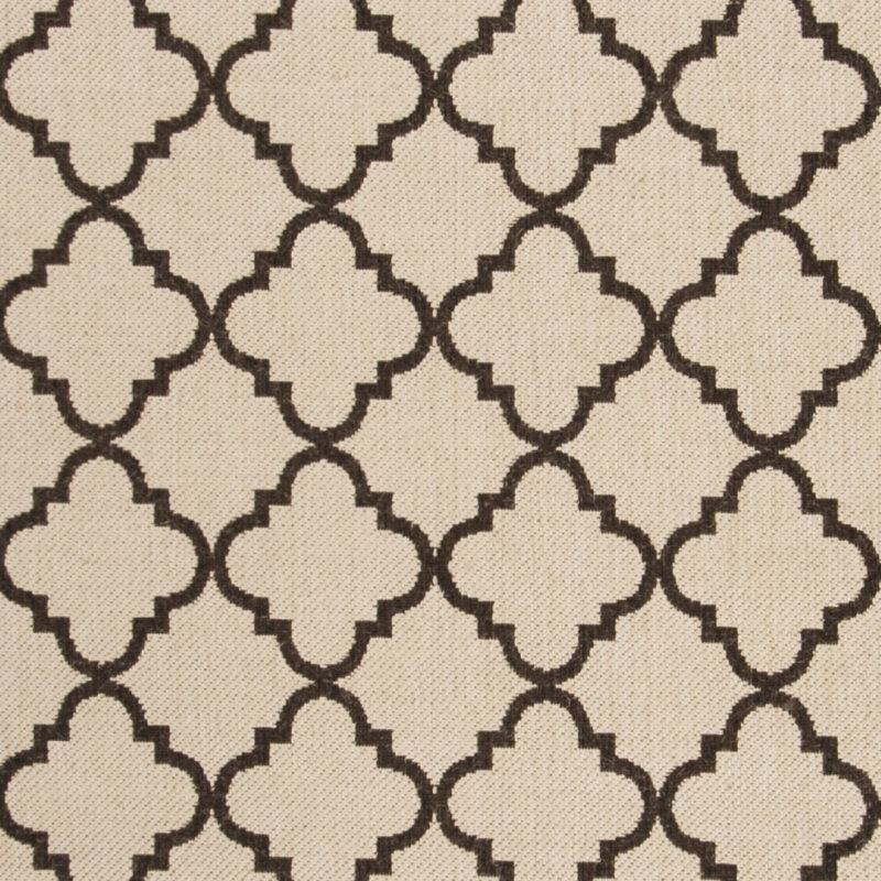 Tapis géométrique haute performance Ferrill 100, Rond 6 pi 7 po