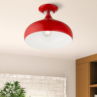 Plafonnier semi-encastré 1 lumière 11,75 po Fiddletown