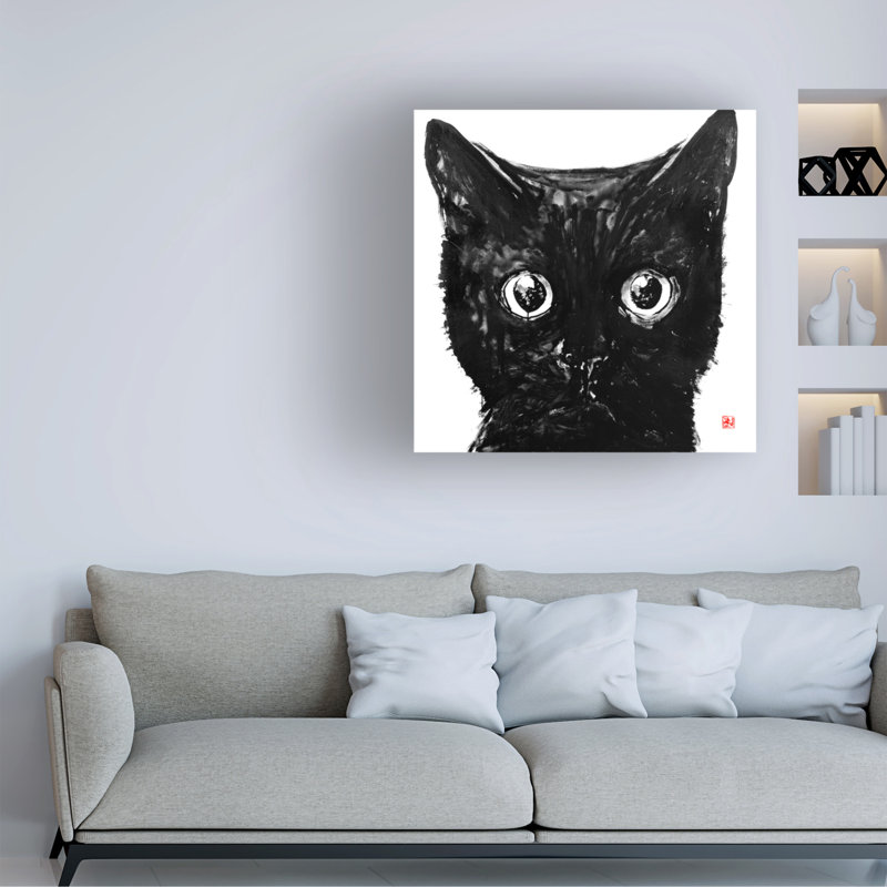 Art sur toile Pechane, H 18 po x l 18 po x P 2 po