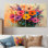 Heurich - coquelicots - art mural traditionnel
