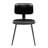 Faux Leather Dining Chair with Steel Legs-1851847387