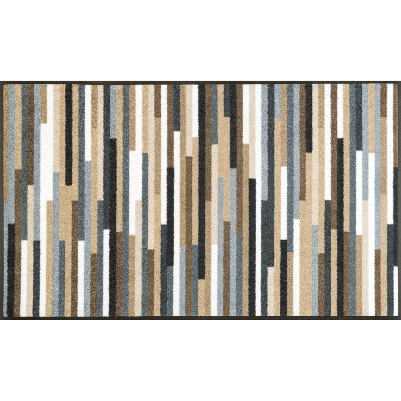 Mikado Non-Slip Doormat, Nature, Rectangle 75 x 190 cm