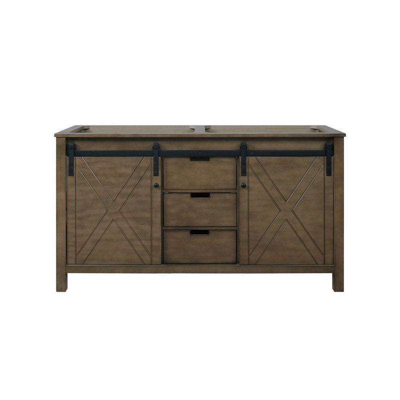 Double Bath Vanity 60 In. W X 22 In. D, Brown