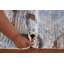 Tapis rayé abstrait moderne 3 x 5