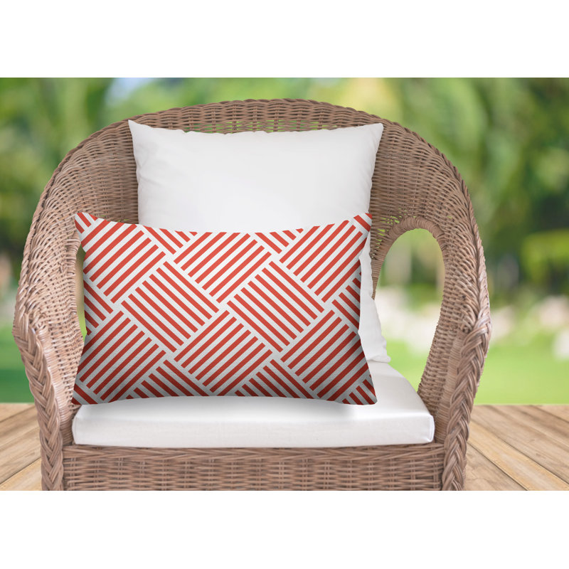 Housse et insert de coussin d'extérieur Langley, Corail