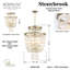 Stonybrook - Luminaire suspendu Havane clair doré-91063779