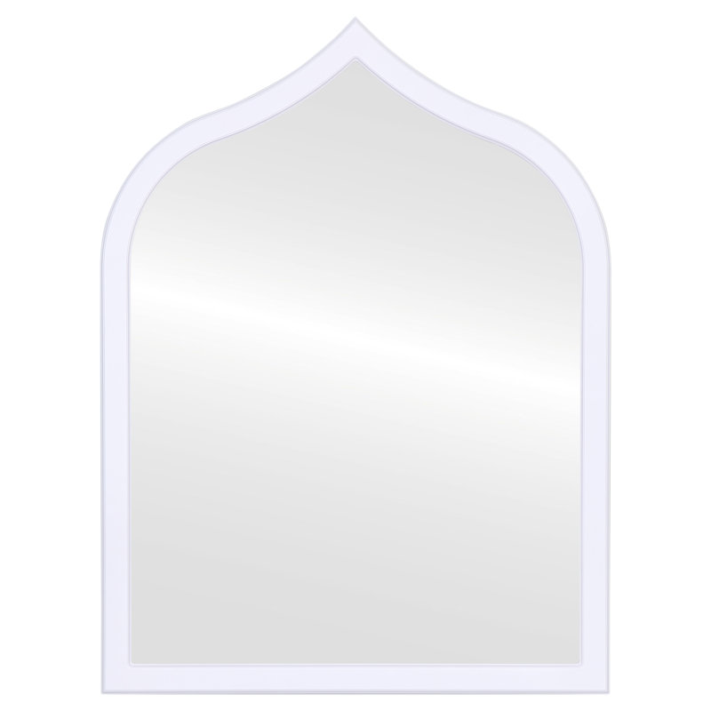 Flat Mirror, Linen White