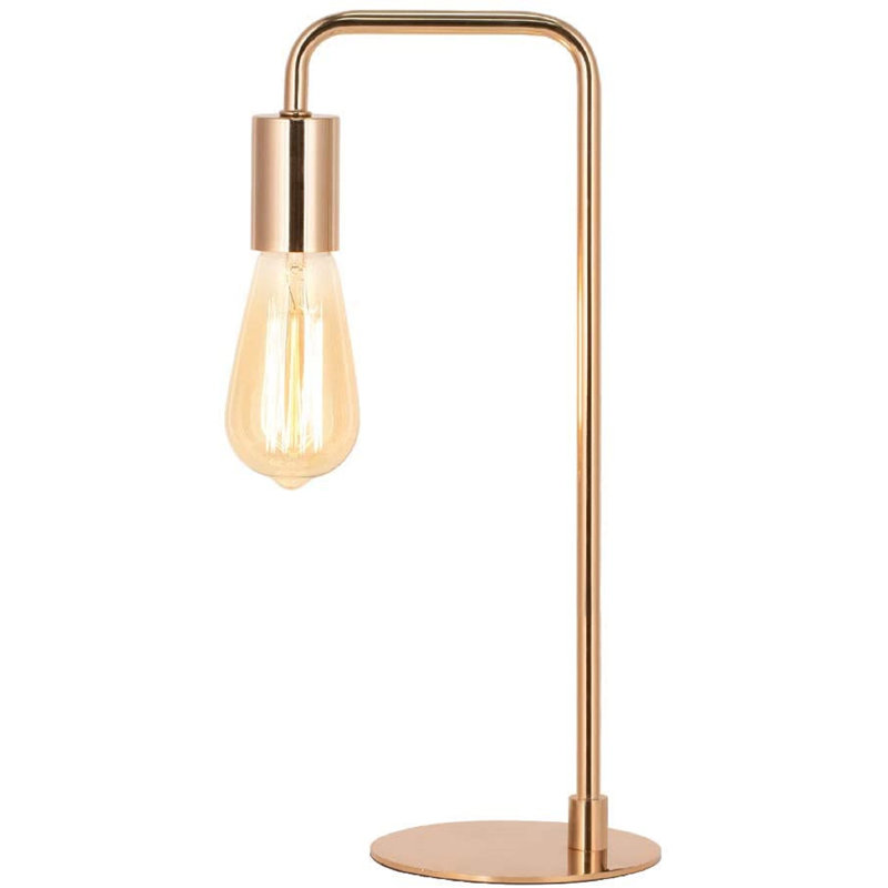 Metal Desk Lamp, Rose Gold