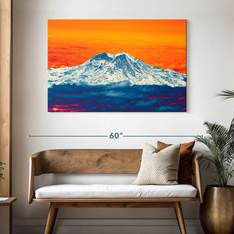 Thermographe Alvord Mount Rainier, H 32 po x l 48 po