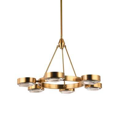 Lustre géométrique unique à 6 lumières Mariettan
