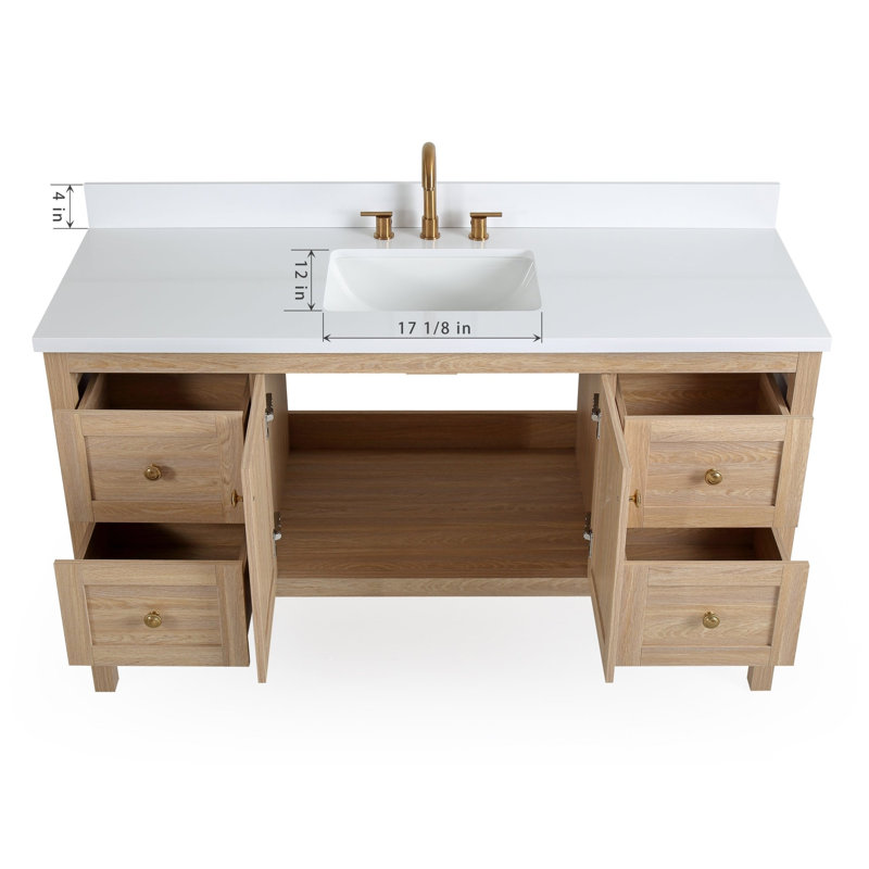 Ensemble de meuble-lavabo simple 60 po Sera