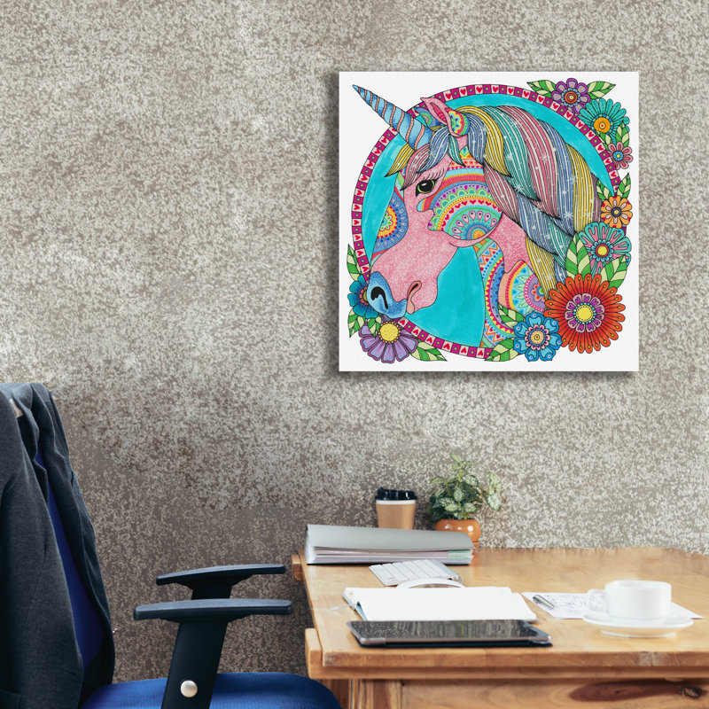 «I Believe 23» par Hello Angel, art mural sur toile, H 26 po x l 26 po x P 1,5 po