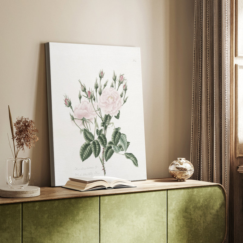 Imprimé floral rétro CXLVII - galerie sur mesure Cavas, H 60 po x l 40 po