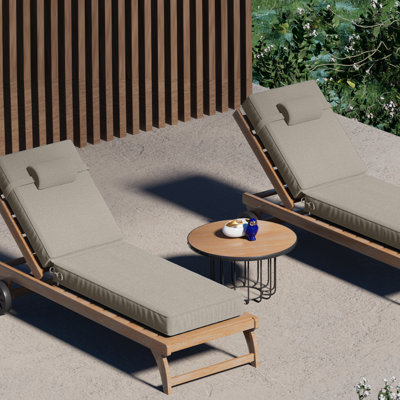 Coussins de chaise d'extérieur en oléfine
