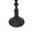Decorative Black Iron Candle Holder With Spindle Design-1544249792-1566281298