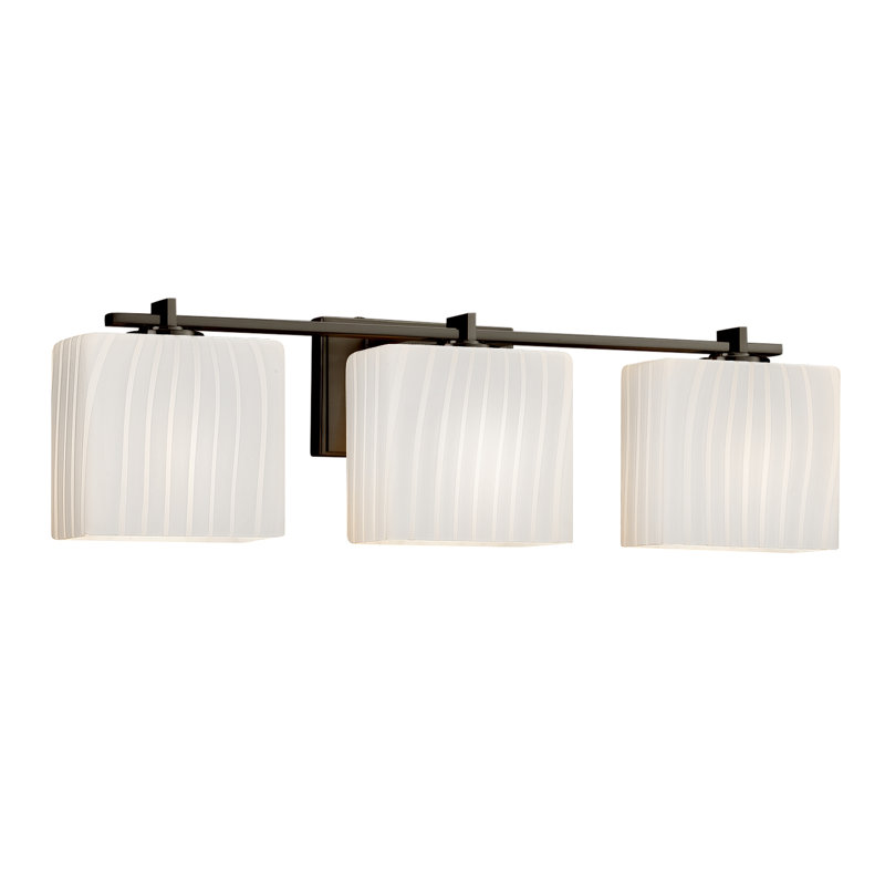 Casson 3 - Light Dimmable Vanity Light, Dark Bronze