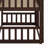 Triple Wood Bunk Bed, With Ladders, Guardrails-1429399474