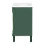 Meuble-lavabo 24 po avec décor élégant - Quincaillerie d'évier moderne-776395852