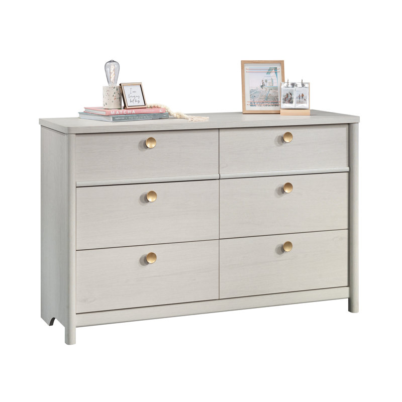 Ayva 50.95'' W 6 - Drawer Dresser, Glacier Oak