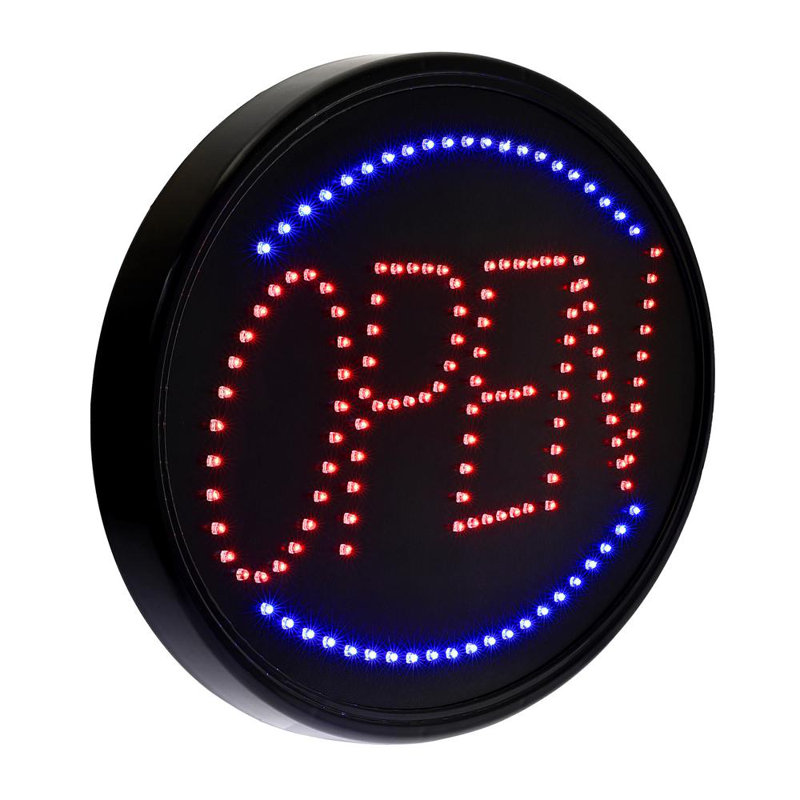 LED Oval Open Sign