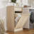 Laundry Hamper Cabinet, with Single Tilt Out Storage Baskets, 20 Gallon Farmhouse Trash Can Cabinet with 2 Drawer, Hidden Wood Laundry Hamper for Bathroom-1209685504-1209685564