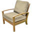 St. Lucia Teak Outdoor Lounge Chair-520615915