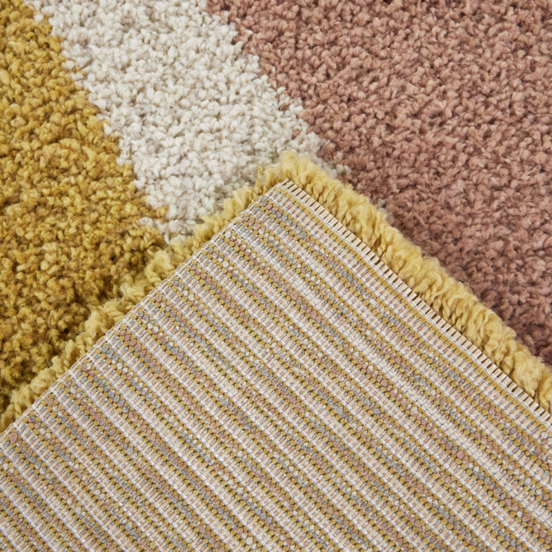 Maust Sunshine Rainbow Shag Rug, 7'10" x 10'
