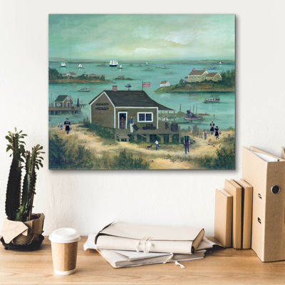 Toile épique Graffiti «Low Tide» par JL Munro, 24 po x 20 po