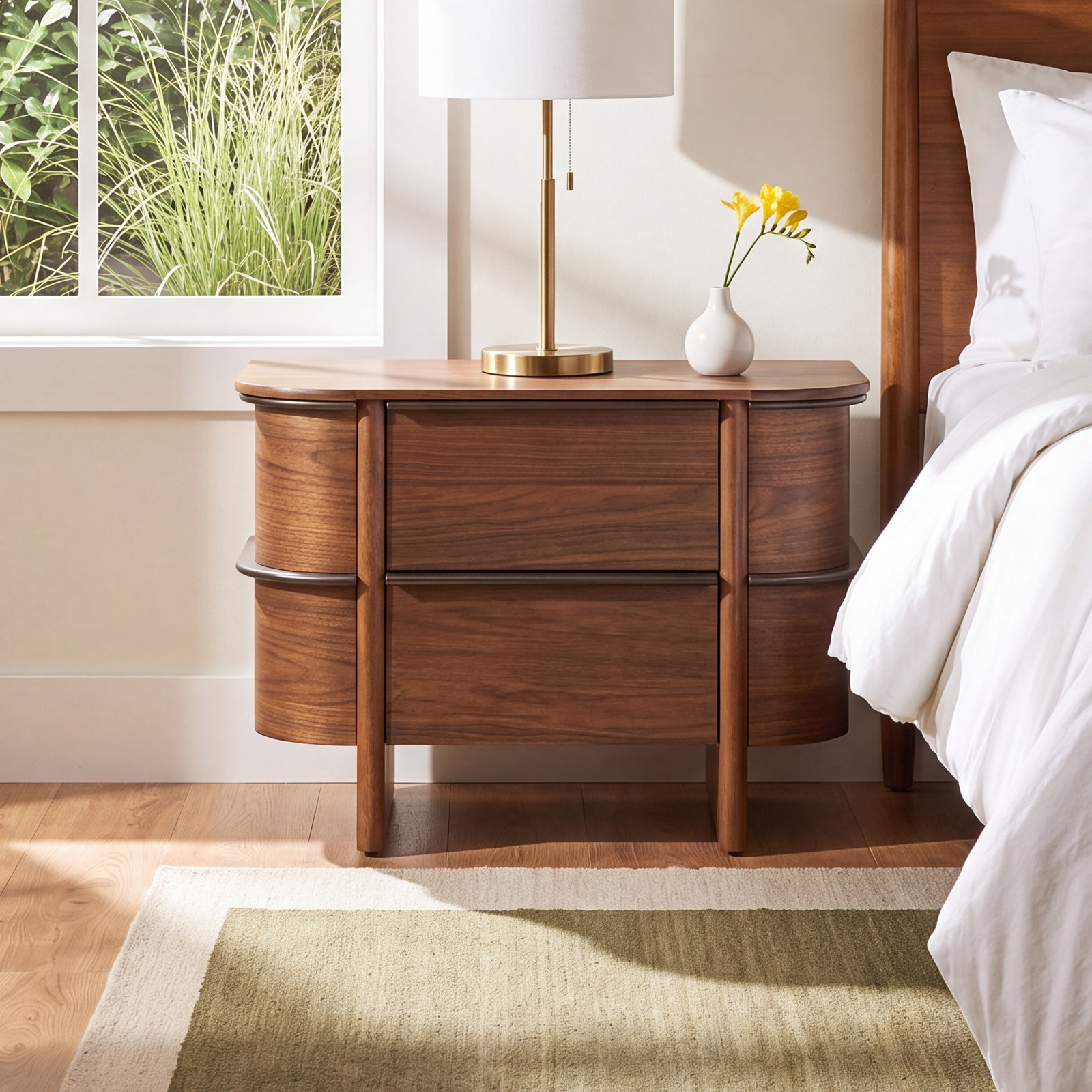 Torin Walnut Nightstand