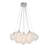 Nahlen 13-Light Dimmable Cube Glass Chandelier