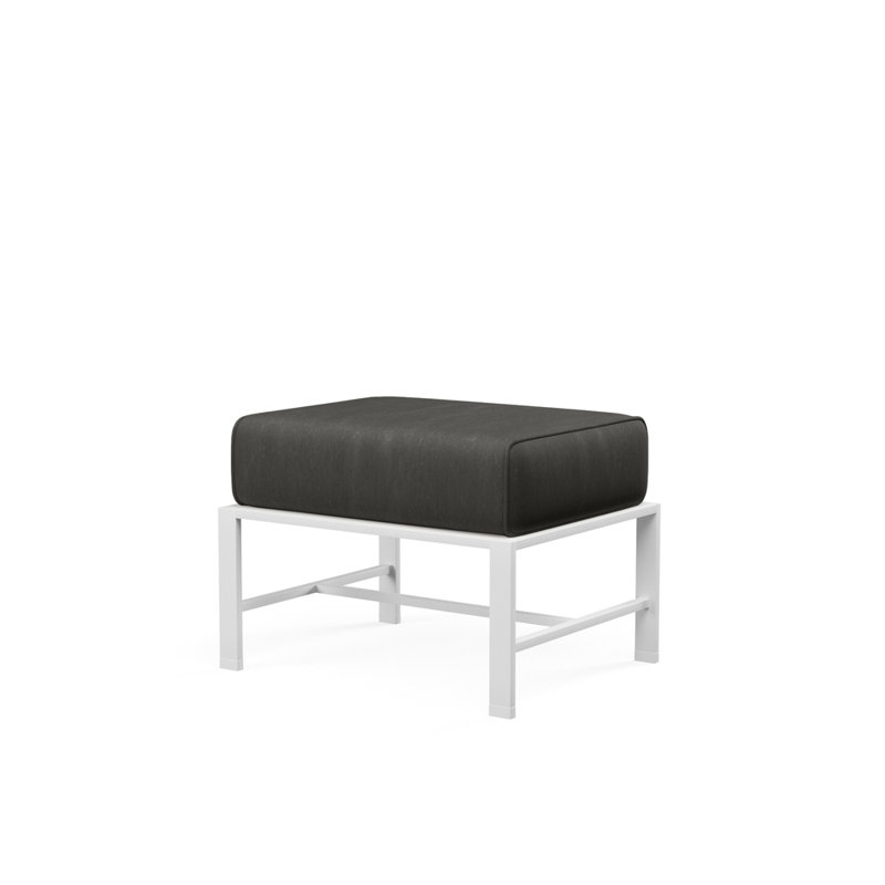 Bristol Outdoor Ottoman, Spectrum Carbon Sunbrella®