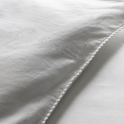 Lace Solid Colour Duvet Cover Set with Pillowcases Included
