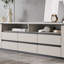Cream style high floor-to-ceiling TV cabinet-105973769-105973764