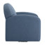 Chaise pivotante bleue-2134833908